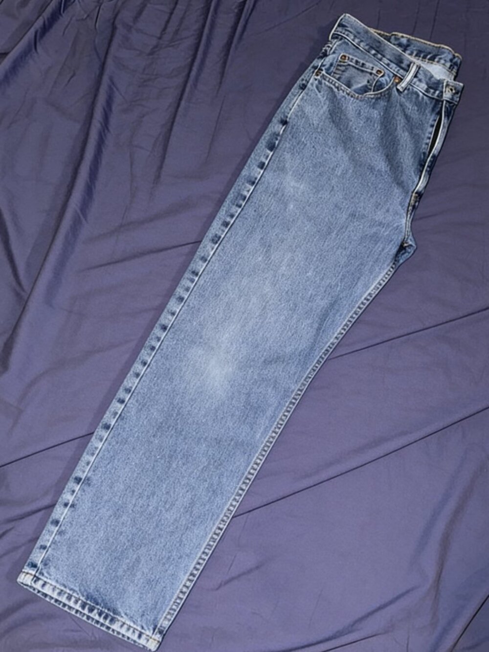 Wrangler - Men's Size 38x32- Dark Wash Blue Jeans - Relaxed Fit